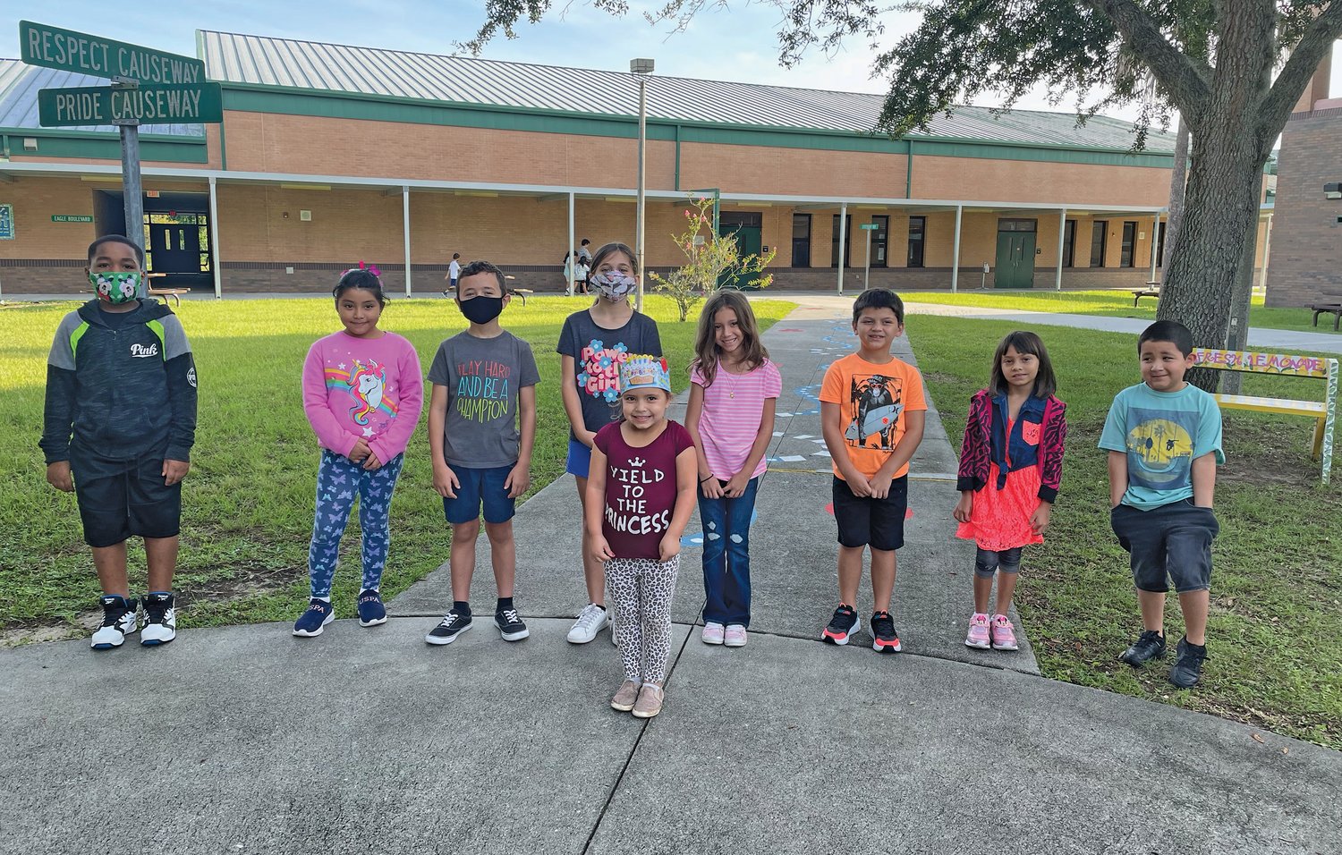 SES Students of the Week for the week of Aug. 23.